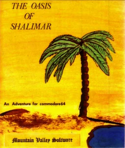 The Oasis of Shalimar — earlier, unbordered cover artwork