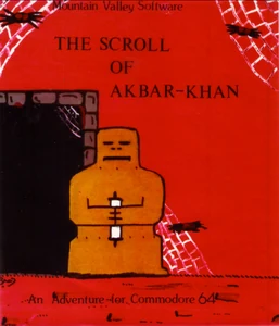 The Scroll of Akbar Khan — earlier, unbordered cover artwork