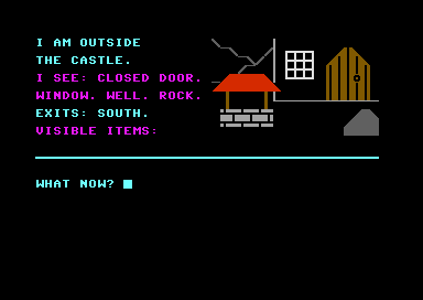 Outside the castle
