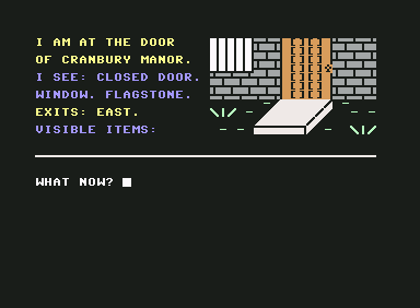 The opening location: the door of Cranbury Manor
